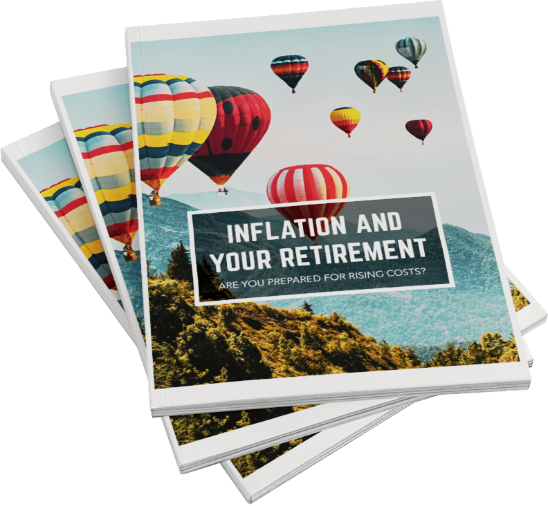 An image of Advantage Retirement Group's informational brochure titled "Inflation and Your Retirement".